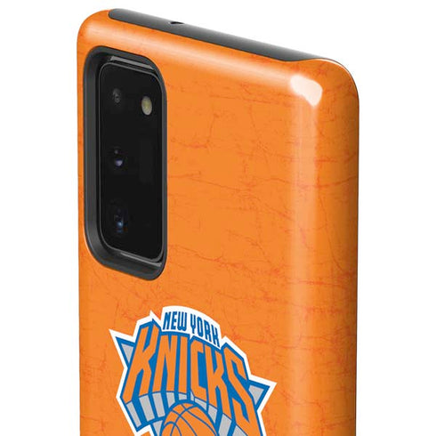 NBA New York Knicks Orange Primary Logo Galaxy Note20 5G Pro Case