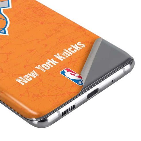 NBA New York Knicks Orange Primary Logo Galaxy S20 Plus Skin