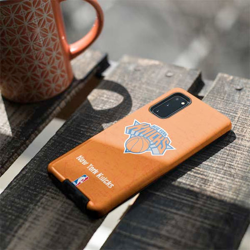 NBA New York Knicks Orange Primary Logo Galaxy S20 Pro Case