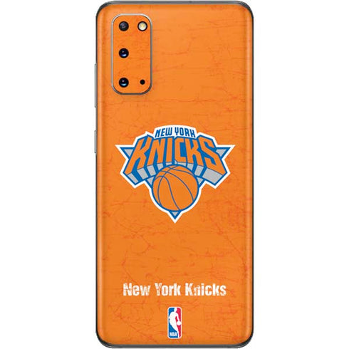NBA New York Knicks Orange Primary Logo Galaxy S20 Skin