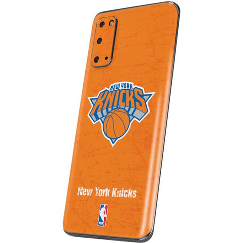 NBA New York Knicks Orange Primary Logo Galaxy S20 Skin