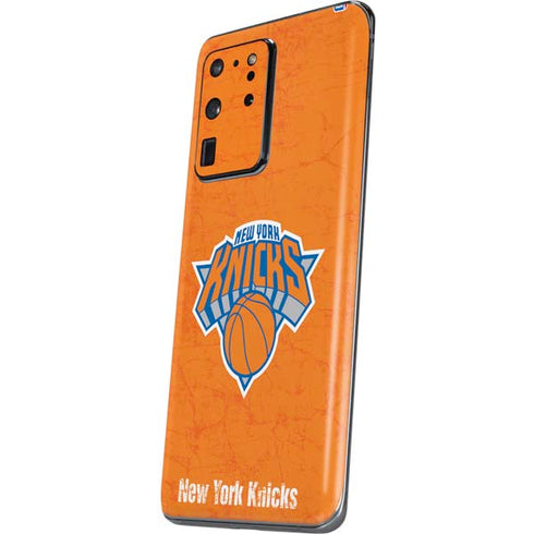 NBA New York Knicks Orange Primary Logo Galaxy S20 Ultra 5G Skin