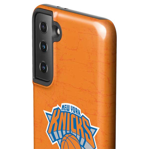 NBA New York Knicks Orange Primary Logo Galaxy S21 Plus 5G Pro Case