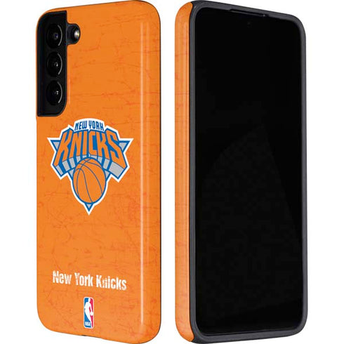 NBA New York Knicks Orange Primary Logo Galaxy S22 Pro Case