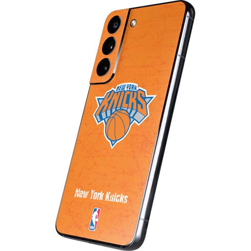 NBA New York Knicks Orange Primary Logo Galaxy S22 Skin