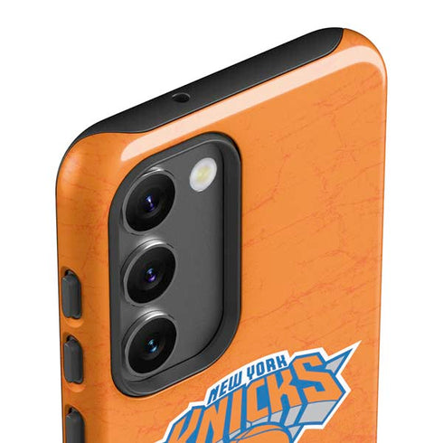 NBA New York Knicks Orange Primary Logo Galaxy S23 Pro Case