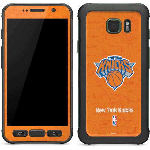 NBA New York Knicks Orange Primary Logo Galaxy S7 Active Skin