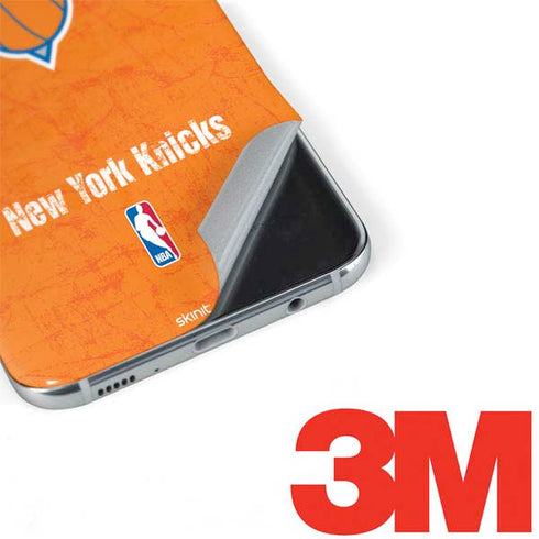 NBA New York Knicks Orange Primary Logo Galaxy S8 Skin