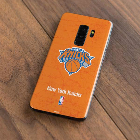 NBA New York Knicks Orange Primary Logo Galaxy S9 Plus Skin