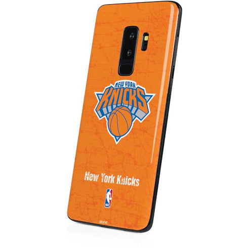 NBA New York Knicks Orange Primary Logo Galaxy S9 Plus Skin