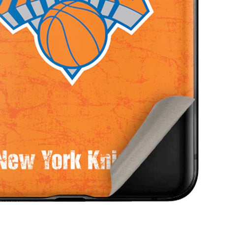 NBA New York Knicks Orange Primary Logo Galaxy Z Flip Skin
