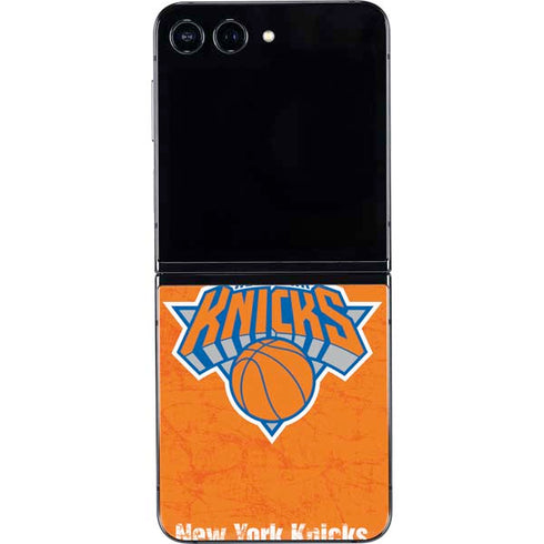 NBA New York Knicks Orange Primary Logo Galaxy Z Flip5 5G Skin