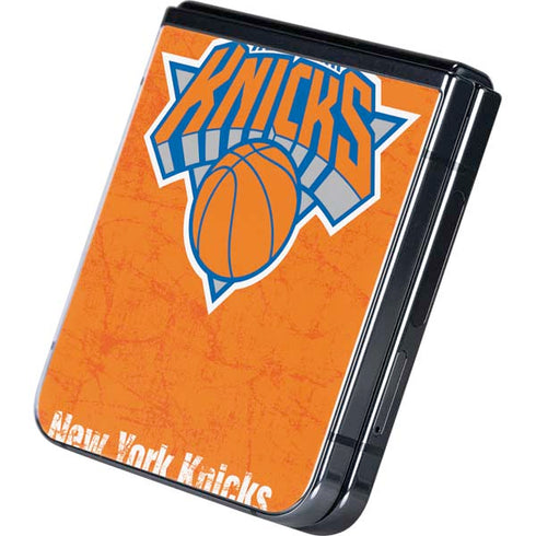 NBA New York Knicks Orange Primary Logo Galaxy Z Flip5 5G Skin