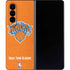 NBA New York Knicks Orange Primary Logo Galaxy Z Fold4 5G Skin