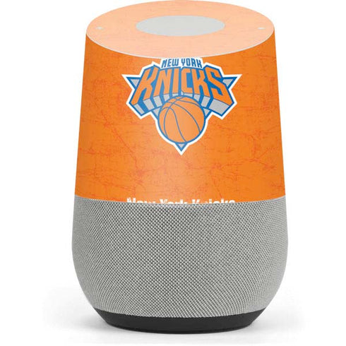 NBA New York Knicks Orange Primary Logo Google Home Skin