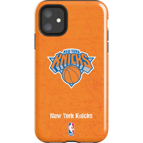 NBA New York Knicks Orange Primary Logo iPhone 11 Impact Case