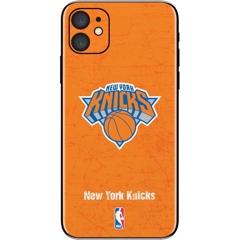 NBA New York Knicks Orange Primary Logo iPhone 11 Skin