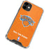 NBA New York Knicks Orange Primary Logo iPhone 12 Clear Case