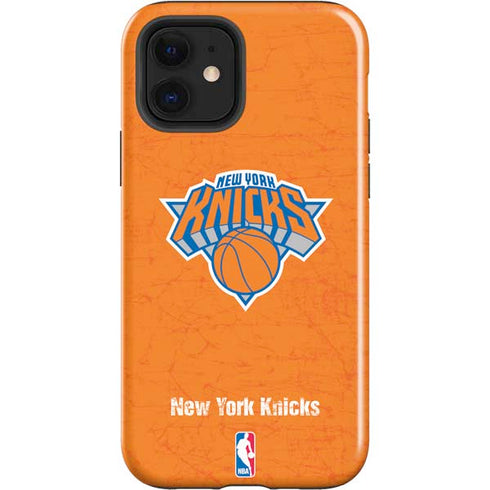 NBA New York Knicks Orange Primary Logo iPhone 12 Impact Case