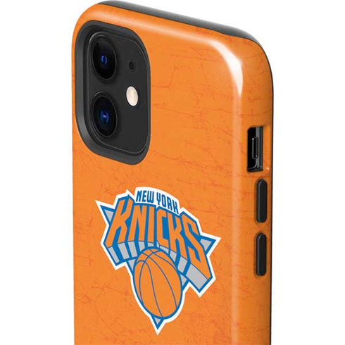 NBA New York Knicks Orange Primary Logo iPhone 12 Impact Case