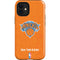 NBA New York Knicks Orange Primary Logo iPhone 12 Mini Impact Case