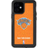 NBA New York Knicks Orange Primary Logo iPhone 12 Mini Waterproof Case