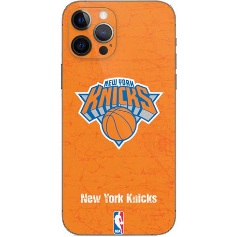 NBA New York Knicks Orange Primary Logo iPhone 12 Pro Skin