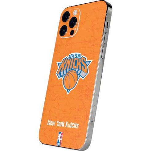 NBA New York Knicks Orange Primary Logo iPhone 12 Pro Skin