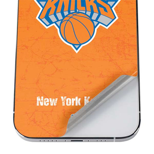 NBA New York Knicks Orange Primary Logo iPhone 12 Pro Skin