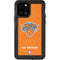 NBA New York Knicks Orange Primary Logo iPhone 12 Pro Waterproof Case