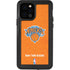 NBA New York Knicks Orange Primary Logo iPhone 12 Pro Waterproof Case