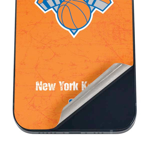 NBA New York Knicks Orange Primary Logo iPhone 12 Skin