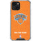 NBA New York Knicks Orange Primary Logo iPhone 15 Plus Clear Case