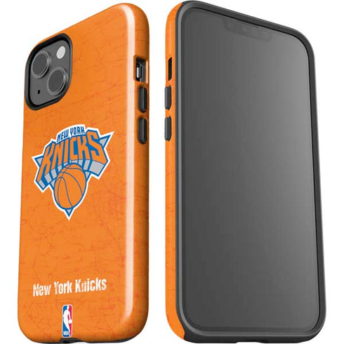 NBA New York Knicks Orange Primary Logo iPhone 14 Impact Case