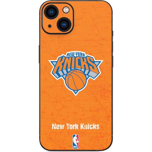 NBA New York Knicks Orange Primary Logo iPhone 15 Plus Skin