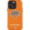 NBA New York Knicks Orange Primary Logo iPhone 14 Pro Impact Case