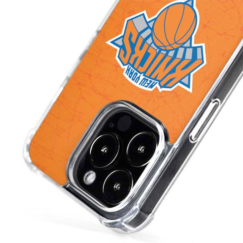 NBA New York Knicks Orange Primary Logo iPhone 15 Pro MagSafe Case