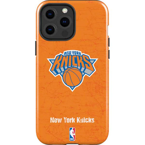 NBA New York Knicks Orange Primary Logo iPhone 15 Pro Max Impact Case