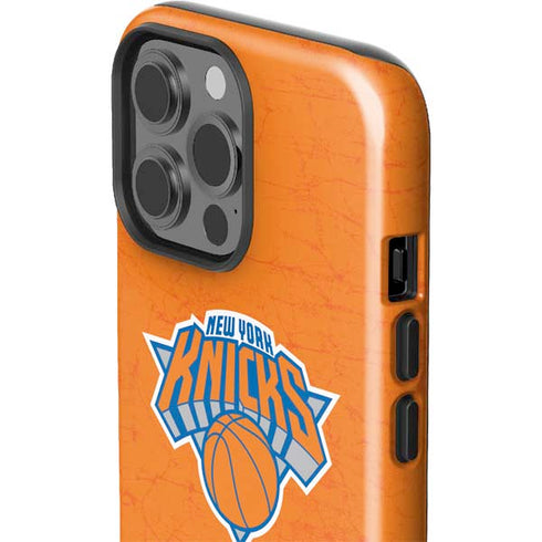NBA New York Knicks Orange Primary Logo iPhone 15 Pro Max Impact Case