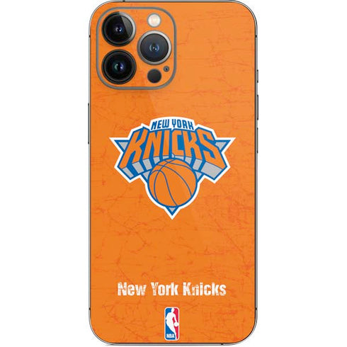 NBA New York Knicks Orange Primary Logo iPhone 14 Pro Max Skin