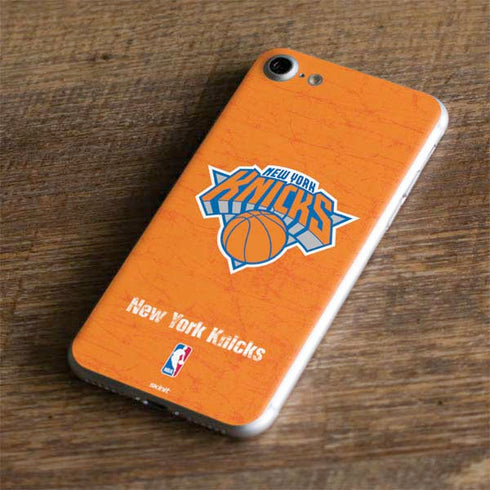 NBA New York Knicks Orange Primary Logo iPhone 7 Skin