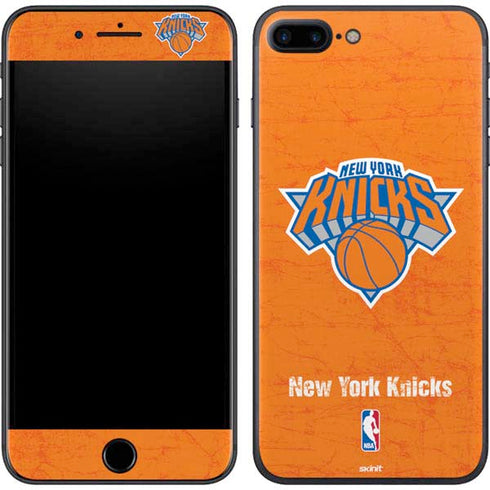 NBA New York Knicks Orange Primary Logo iPhone 8 Plus Skin
