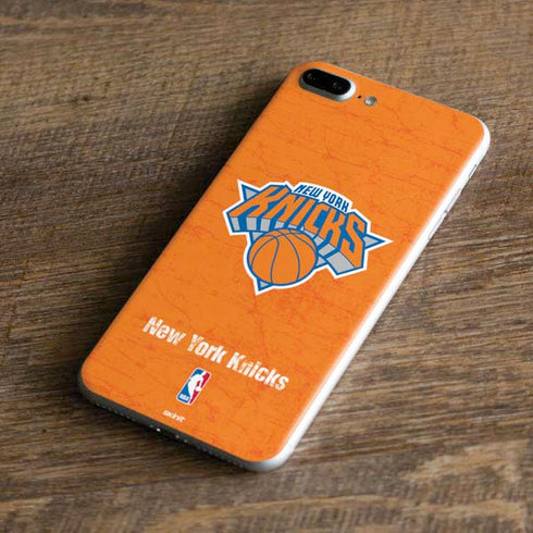 NBA New York Knicks Orange Primary Logo iPhone 8 Plus Skin
