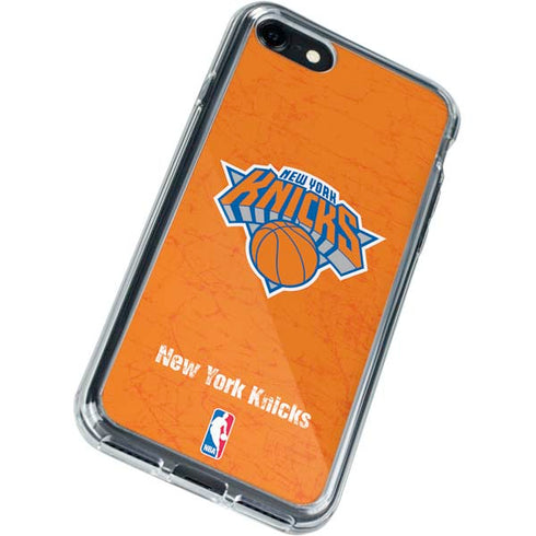 NBA New York Knicks Orange Primary Logo iPhone SE (2nd & 3rd Gen) Clear Case