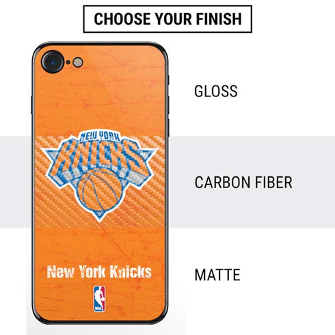 NBA New York Knicks Orange Primary Logo iPhone SE (2nd & 3rd Gen) Skin