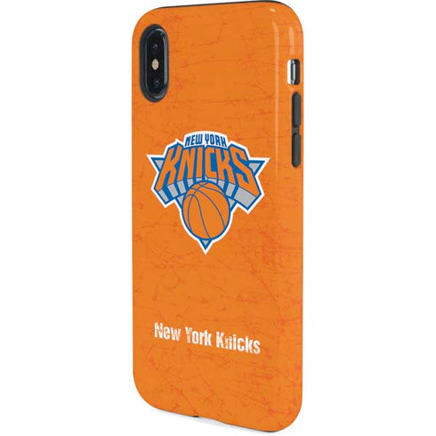 NBA New York Knicks Orange Primary Logo iPhone X Pro Case