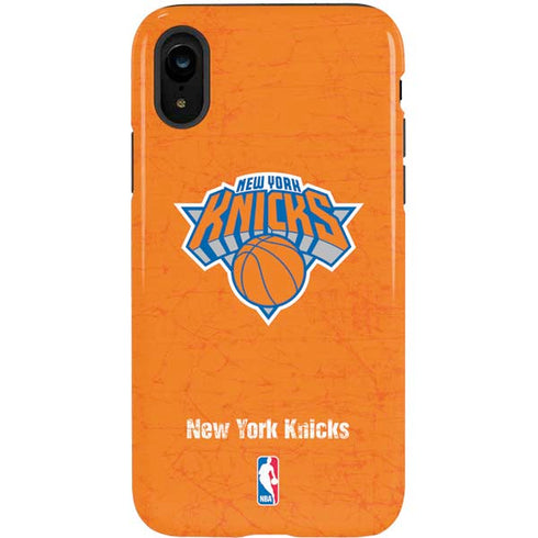 NBA New York Knicks Orange Primary Logo iPhone XR Pro Case