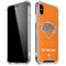 NBA New York Knicks Orange Primary Logo iPhone XS Max Clear Case