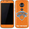 NBA New York Knicks Orange Primary Logo Moto E5 Play Skin