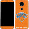 NBA New York Knicks Orange Primary Logo Moto E5 Plus Skin
